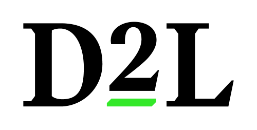 Logo for D2L.